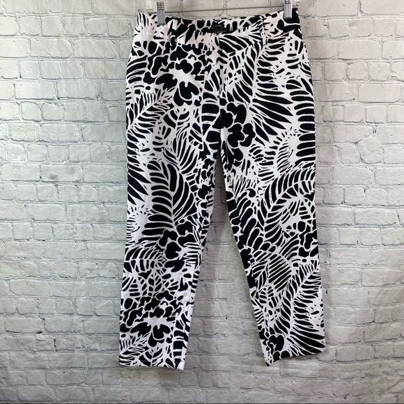 Talbots Pants - Talbots Hampshire  Printed Ankle Cropped Pants